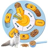 PIWOSGOL Katzenspielzeug Intelligenz, Interaktives Lernspielzeug für Katzen Aller Altersgruppen, Fummelbrett für Katzen, Katzenspielzeug Selbstbeschäftigung für IQ-Training und Gehirnstimulation